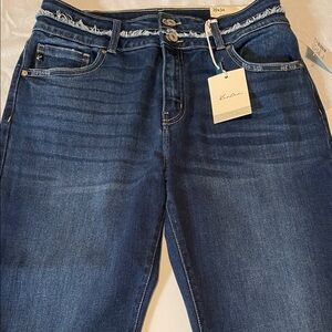 KanCan Dark Blue Straight Leg Jeans